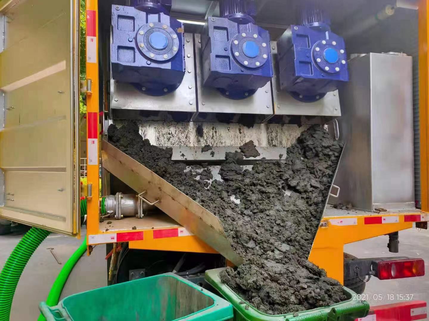 石阡化粪池清掏城市维护站-泥浆净化干湿分离处理